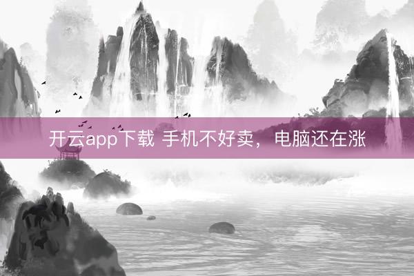 开云app下载 手机不好卖，电脑还在涨